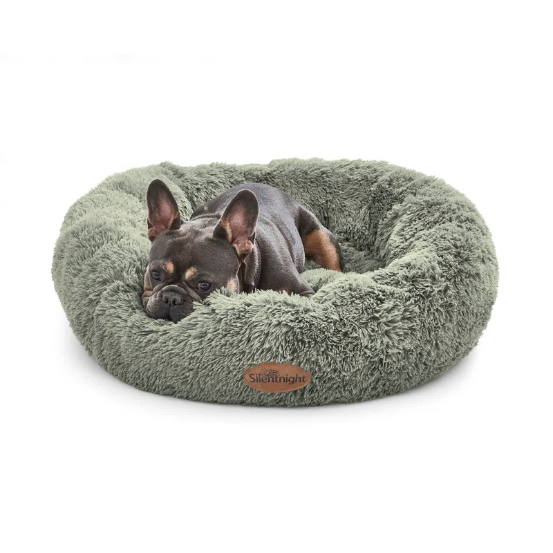 Calming Plush Donut Pet Bed