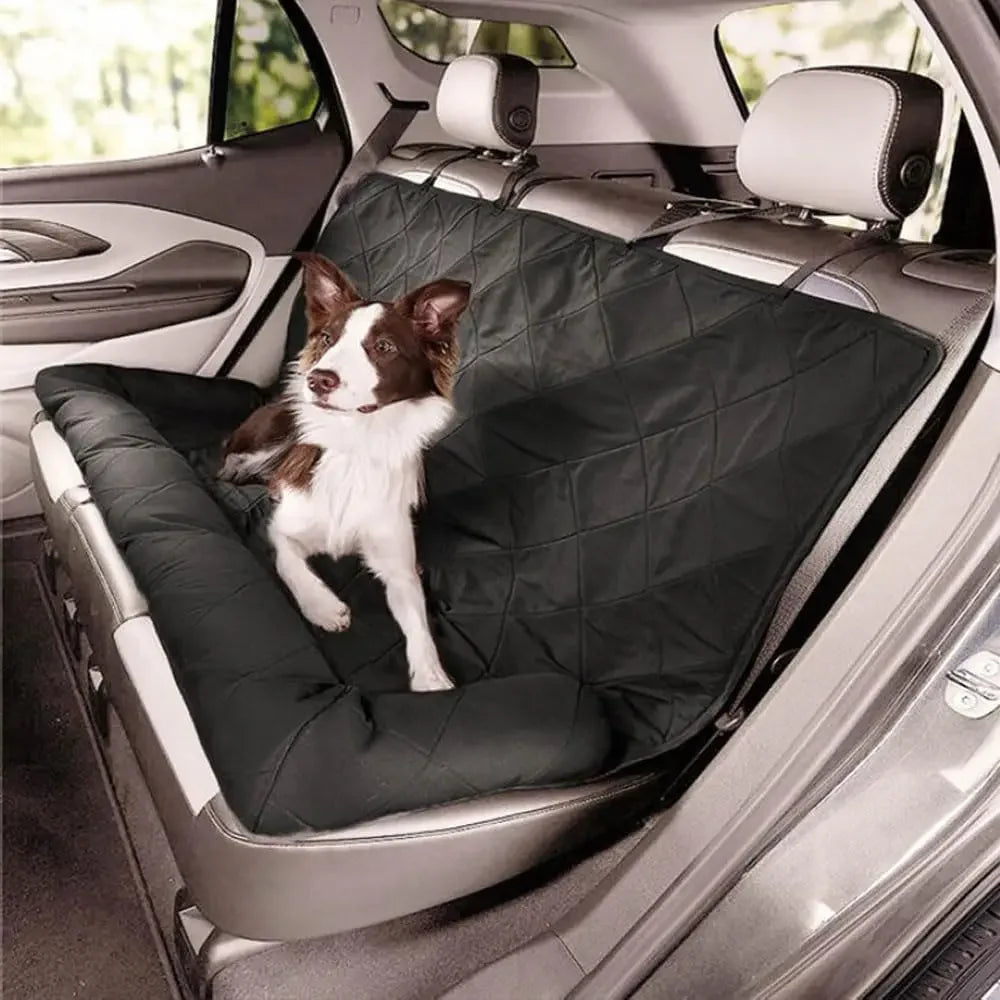 Anti-Dirty Non-Stick Dog Car Seat, Anti-Slip Waterproof Oxford Cat Car Seat, Adjustable Four Seasons Washable Car Seat Cushion