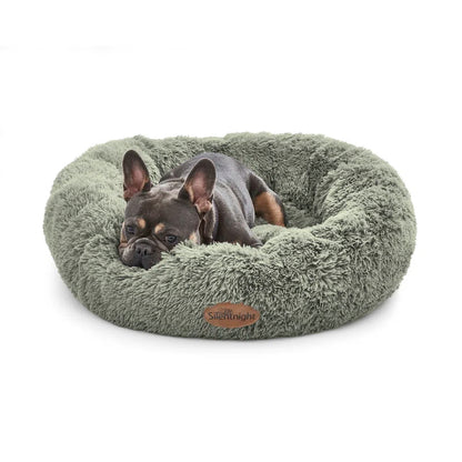 Calming Plush Donut Pet Bed