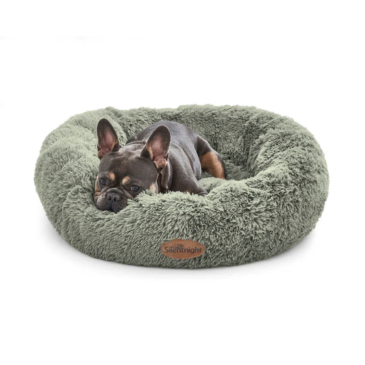 Calming Plush Donut Pet Bed
