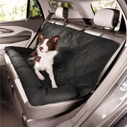 Anti-Dirty Non-Stick Dog Car Seat, Anti-Slip Waterproof Oxford Cat Car Seat, Adjustable Four Seasons Washable Car Seat Cushion