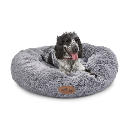 Calming Plush Donut Pet Bed